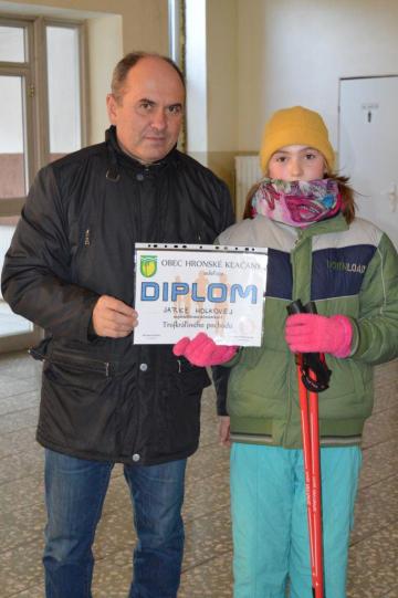 Trojkráľový pochodDiplom pre najmladšiu účastníč Trojkráľový pochodDiplom pre najmladšiu účastníč